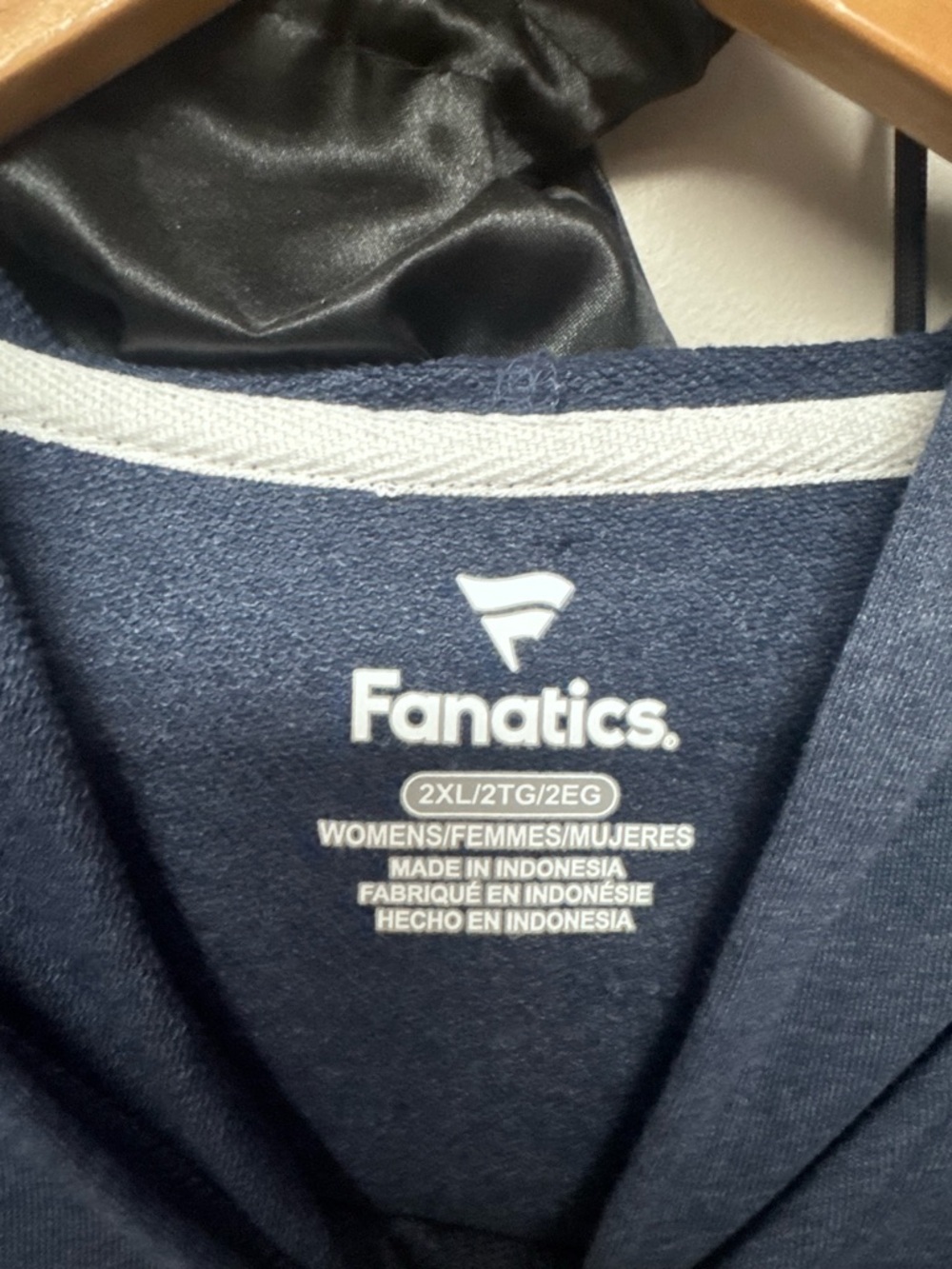 Dallas Cowboys Hoodie Women's XXL NWT Fanatics NFL Blue Pullover - Picture 5 of 6